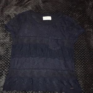 Sheer lace tshirt